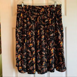 LulaRoe Feather Madison Skirt, Size XL